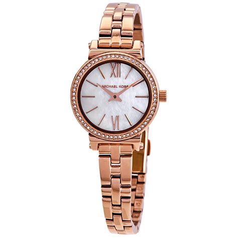 mk3834 michael kors|Michael Kors Sofie Petite Crystal Ladies Watch MK3834.